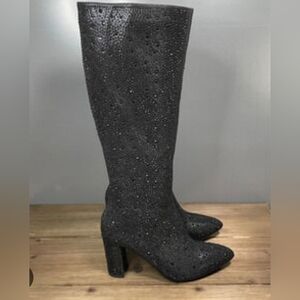 SIZE. 6. TOP. MODA Elegant Black Knee-High Boots